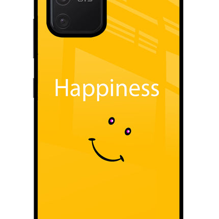 Happiness With Smiley Samsung S10 Lite Glass Case