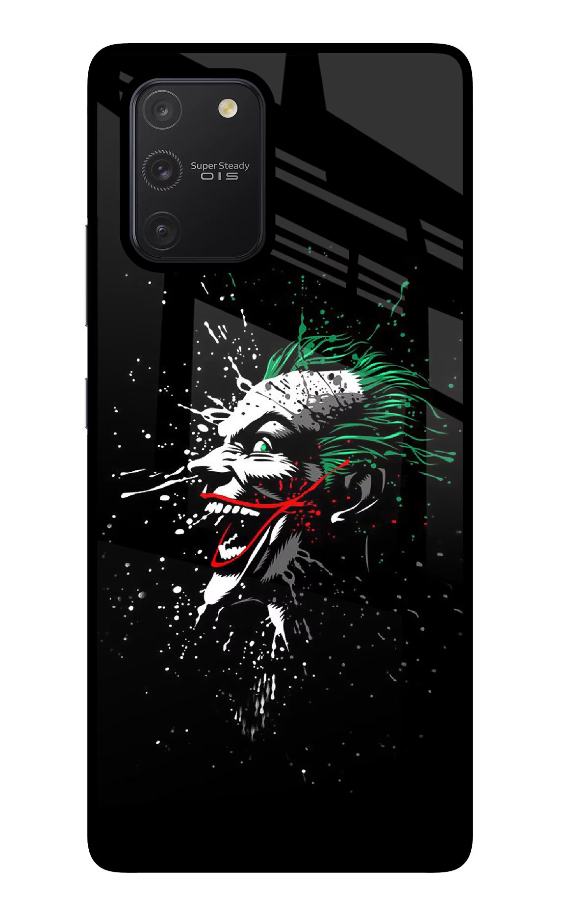Joker Samsung S10 Lite Glass Case Back Cover by Casekaro