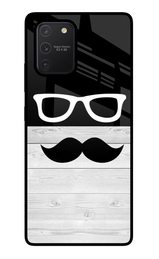 Mustache Samsung S10 Lite Glass Case