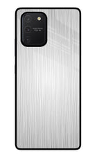 Wooden Grey Texture Samsung S10 Lite Glass Case