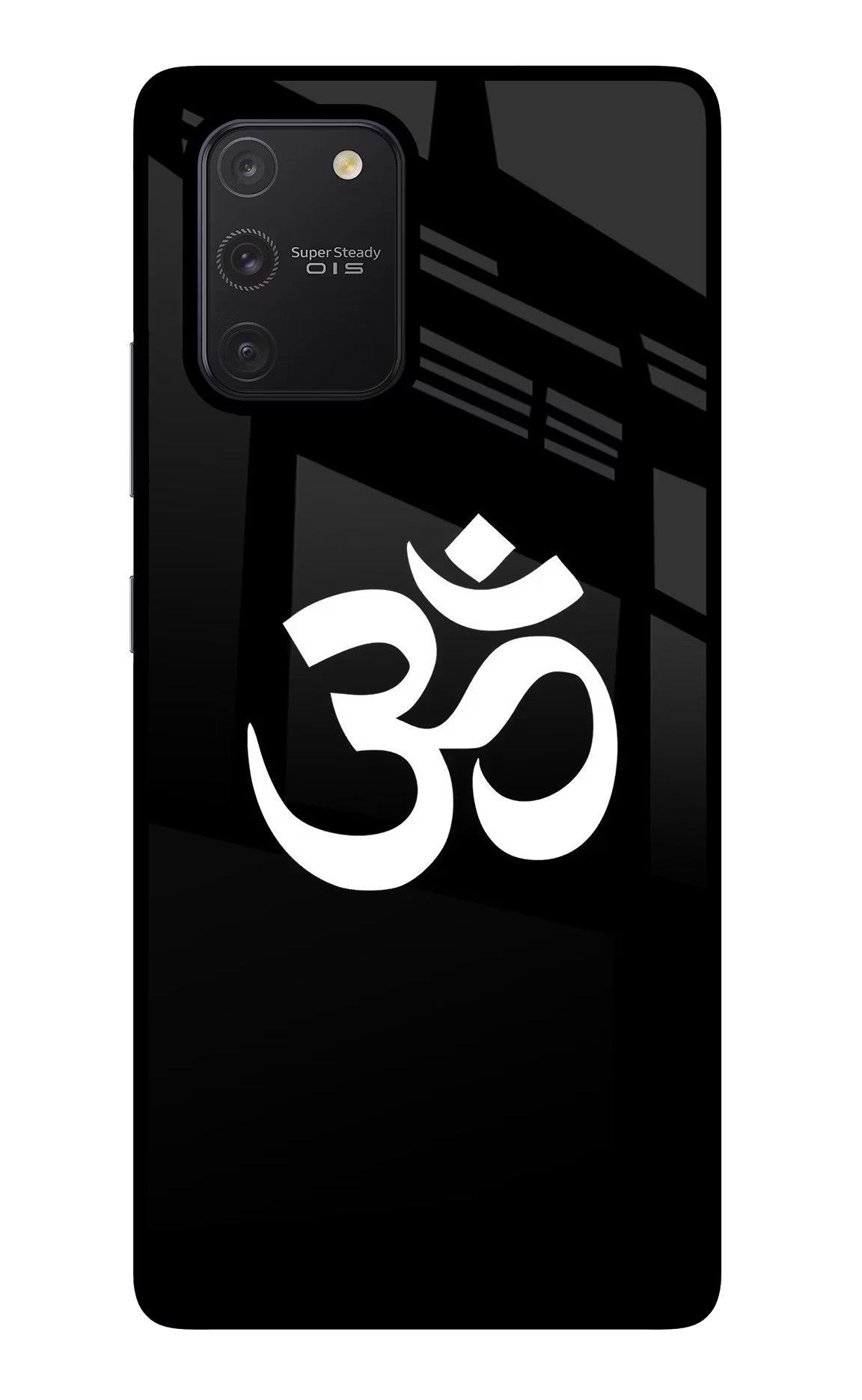 Om Samsung S10 Lite Glass Case Back Cover by Casekaro