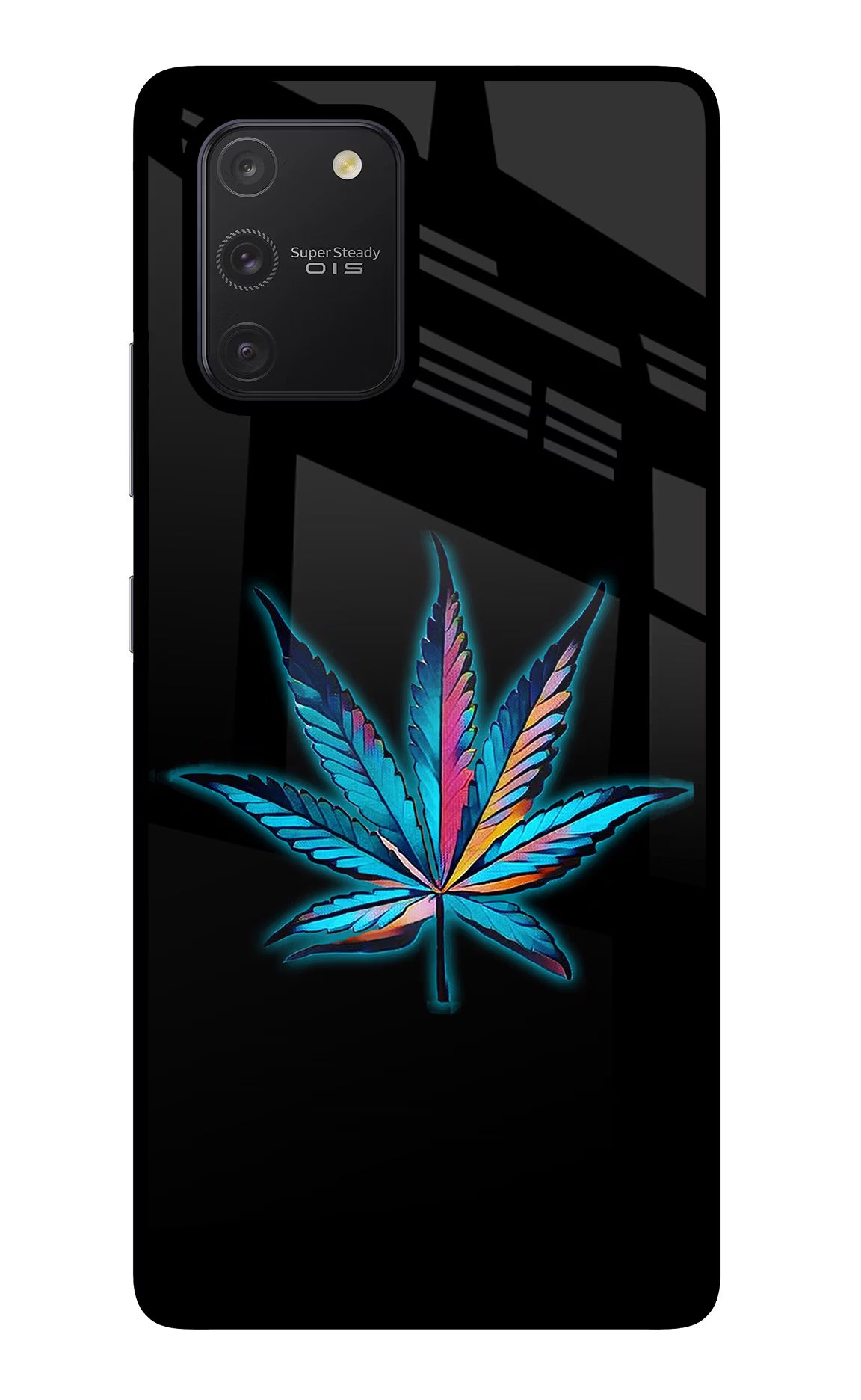 Weed Samsung S10 Lite Glass Case Back Cover by Casekaro
