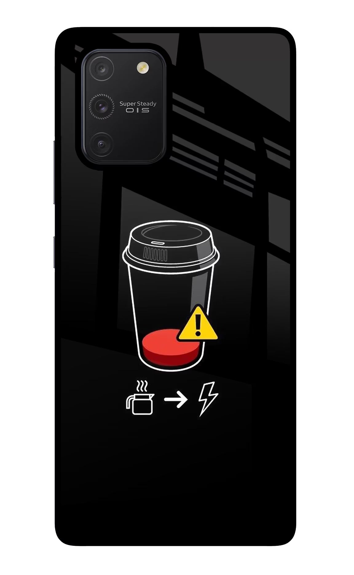 Coffee Samsung S10 Lite Glass Case