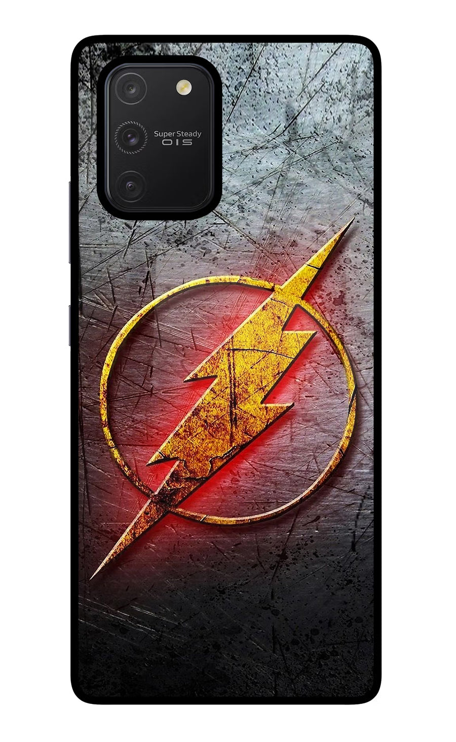 Flash Samsung S10 Lite Back Cover, Glass case