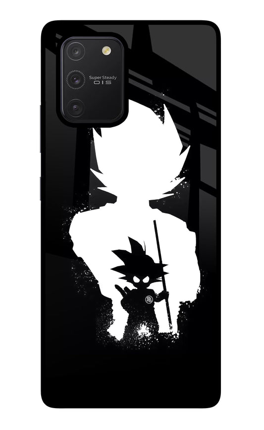 Goku Shadow Samsung S10 Lite Glass Case