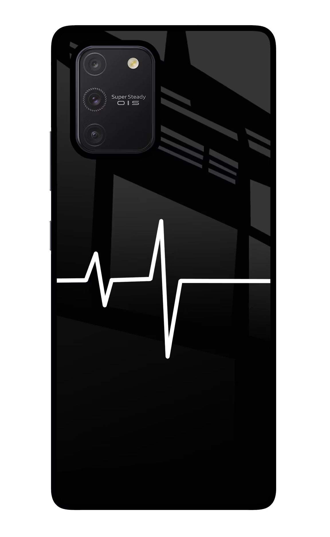 Heart Beats Samsung S10 Lite Glass Case Back Cover by Casekaro