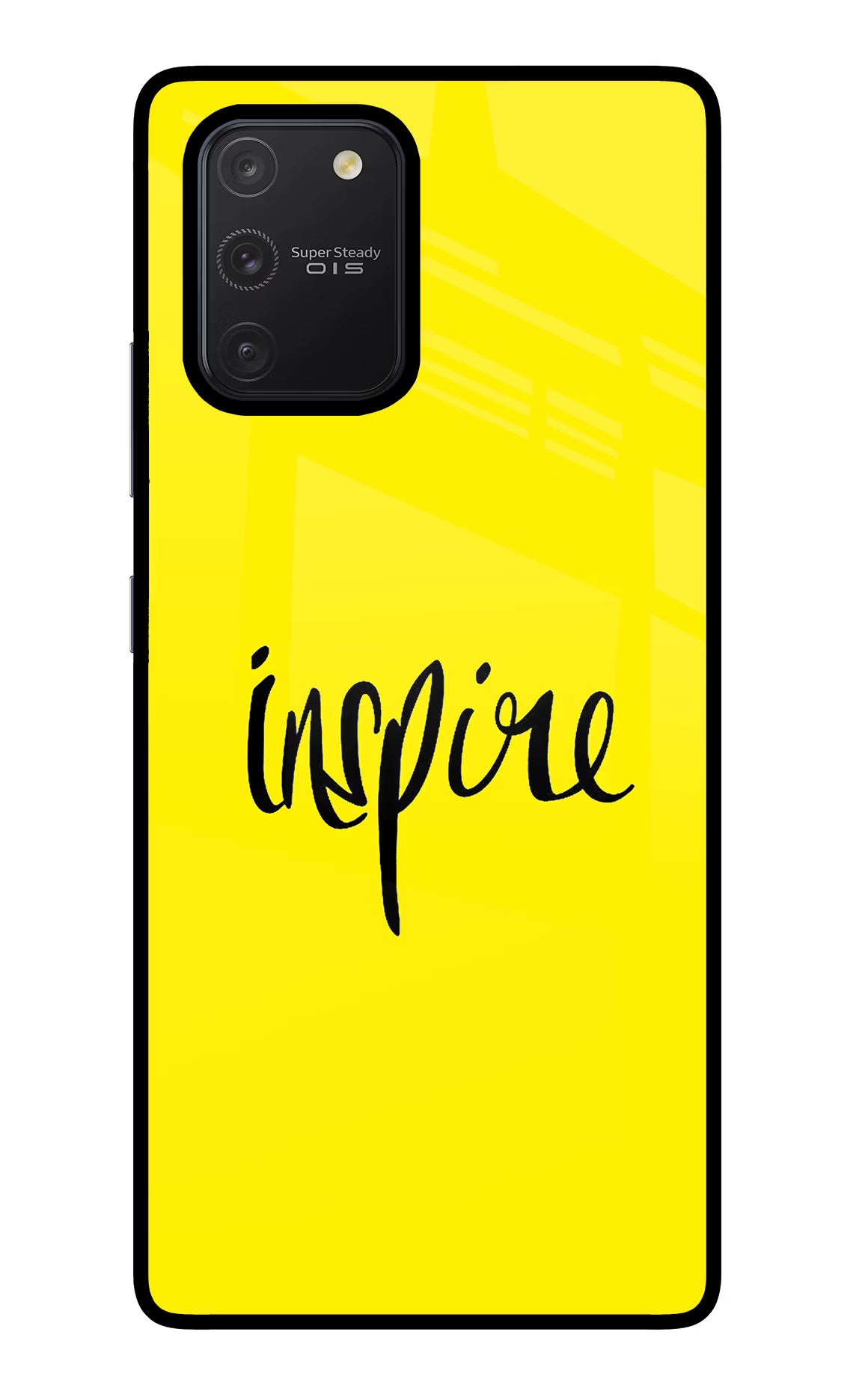 Inspire Samsung S10 Lite Glass Case Back Cover by Casekaro