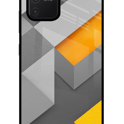 Abstract Samsung S10 Lite Glass Case Back Cover by Casekaro