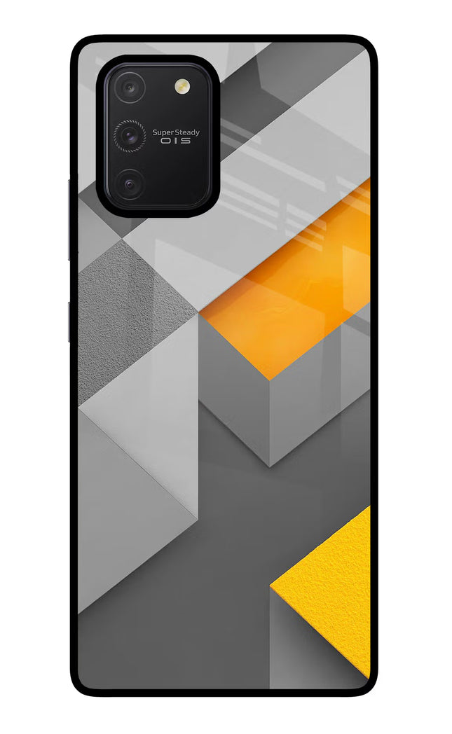 Abstract Samsung S10 Lite Glass Case Back Cover by Casekaro