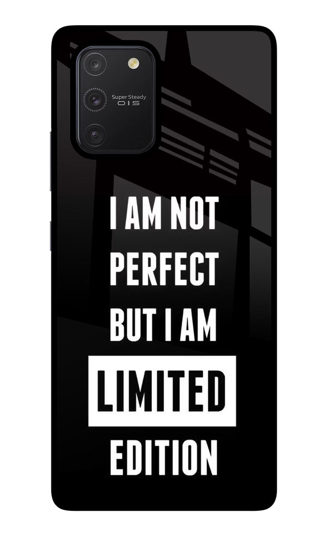 I Am Not Perfect But I Am Limited Edition Samsung S10 Lite Glass Case