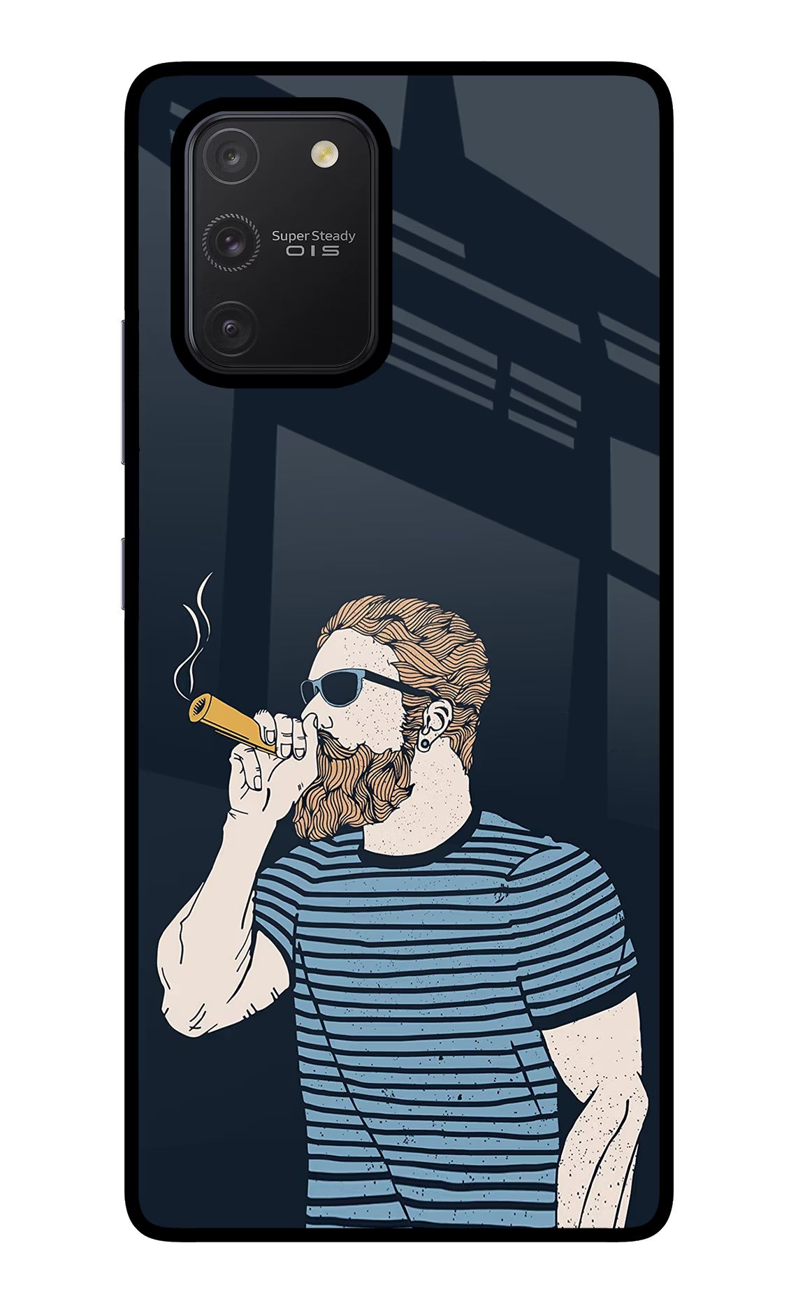 Smoking Samsung S10 Lite Glass Case
