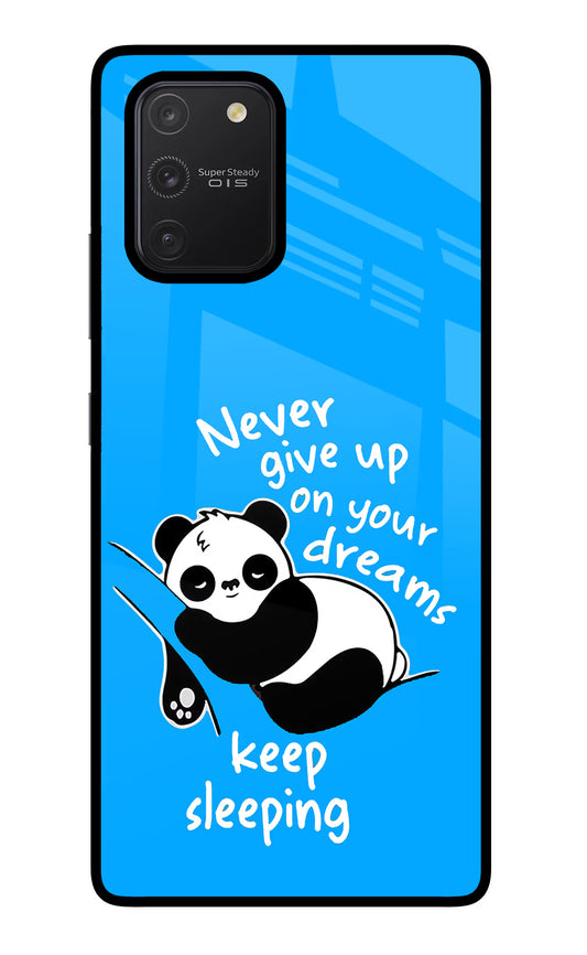 Keep Sleeping Samsung S10 Lite Glass Case