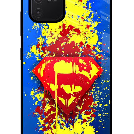 Superman logo Samsung S10 Lite Glass Case