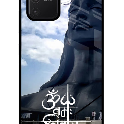 Om Namah Shivay Samsung S10 Lite Glass Case Back Cover by Casekaro