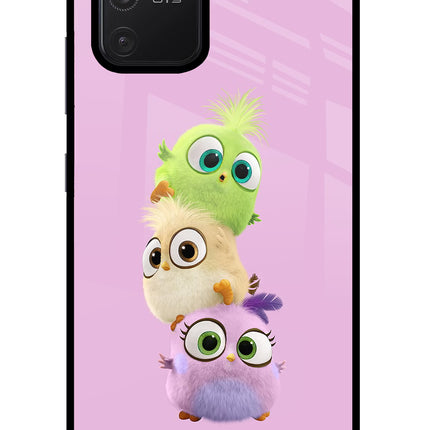 Cute Little Birds Samsung S10 Lite Glass Case