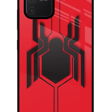 Spider Samsung S10 Lite Glass Case Back Cover by Casekaro