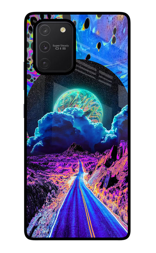 Psychedelic Painting Samsung S10 Lite Glass Case