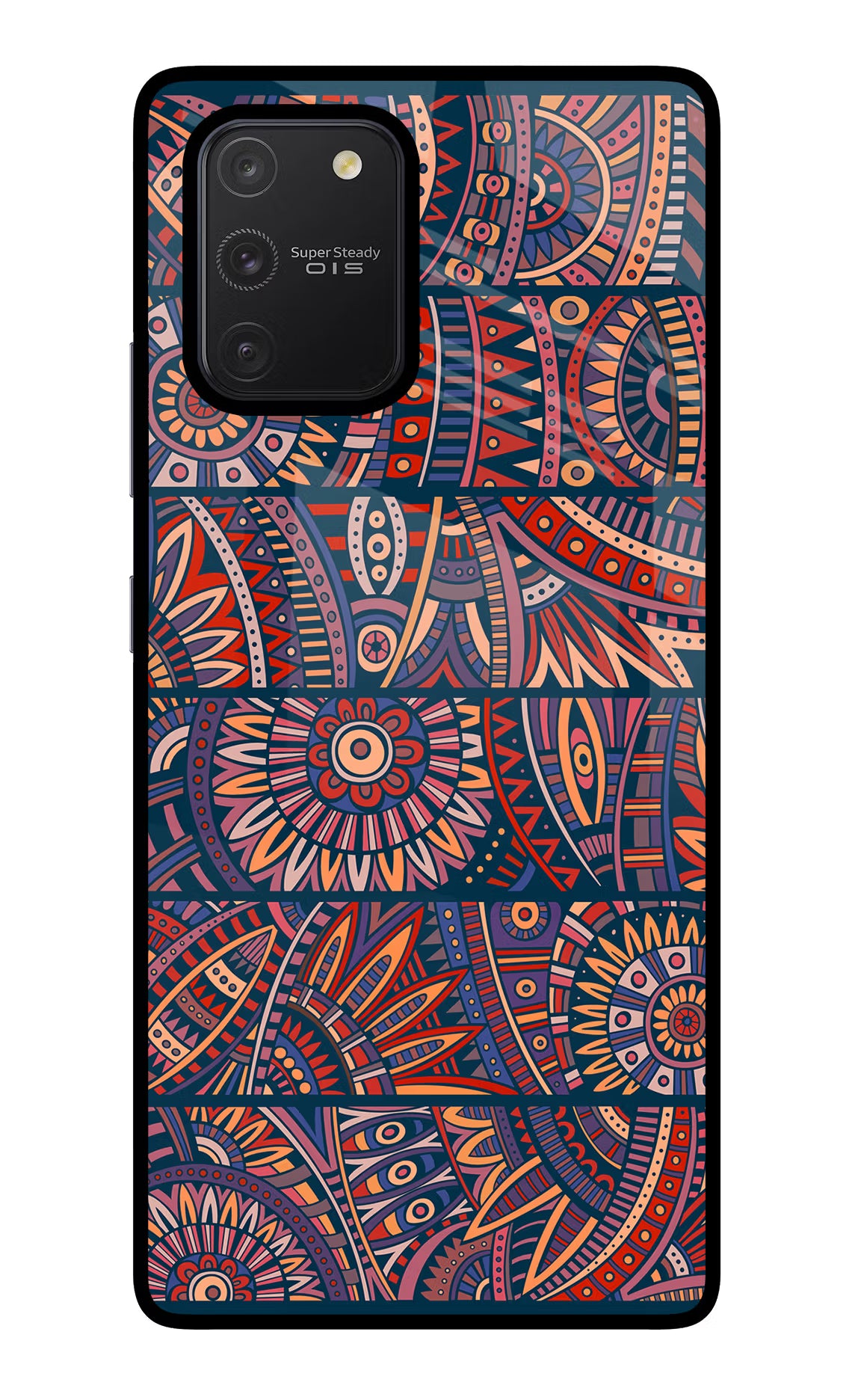 African Culture Design Samsung S10 Lite Glass Case