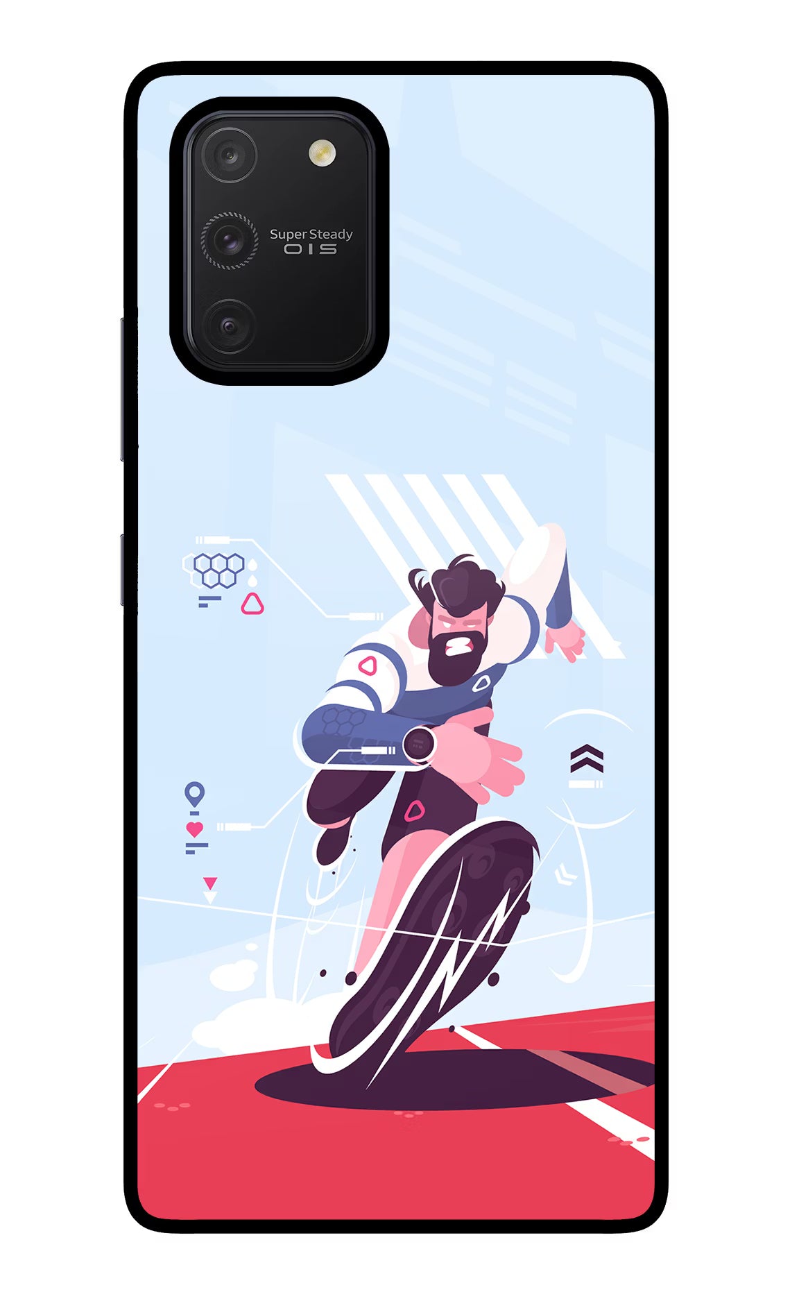 Run Pro Samsung S10 Lite Glass Case