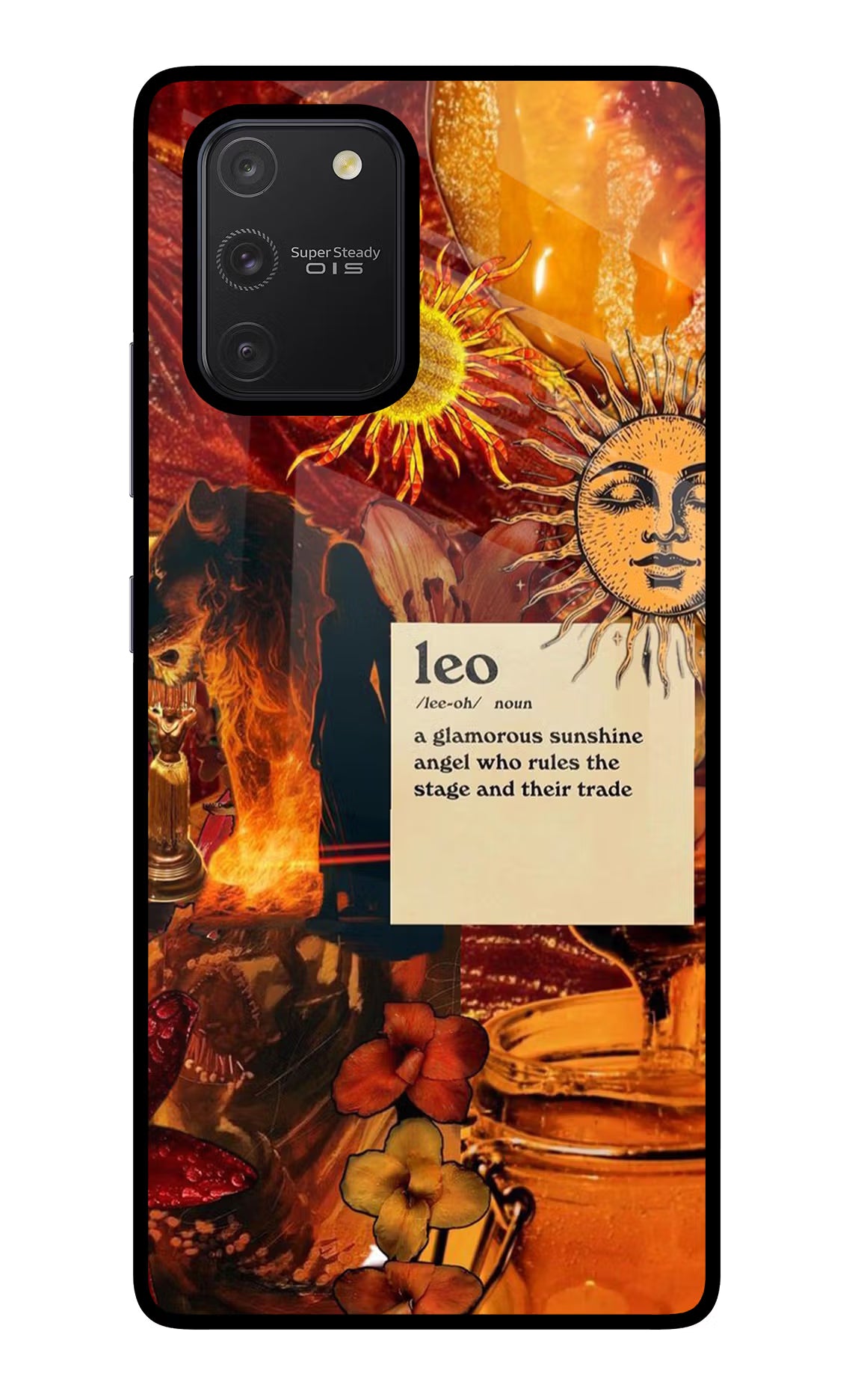 Leo Zodiac Samsung S10 Lite Glass Case