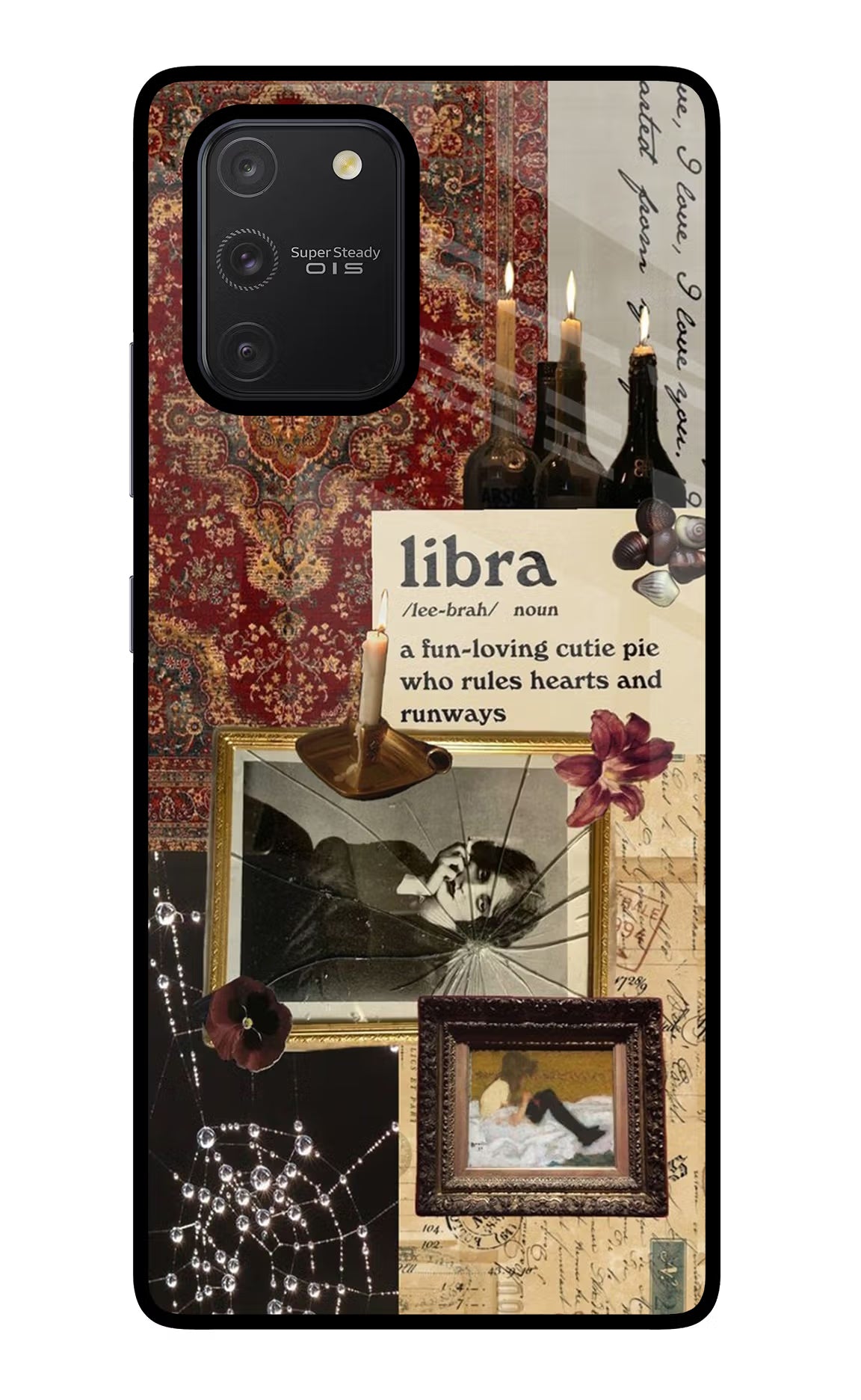 Libra Zodiac Samsung S10 Lite Glass Case Back Cover by Casekaro
