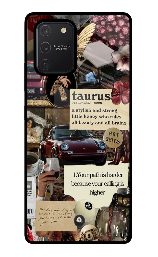Taurus Zodiac Samsung S10 Lite Glass Case