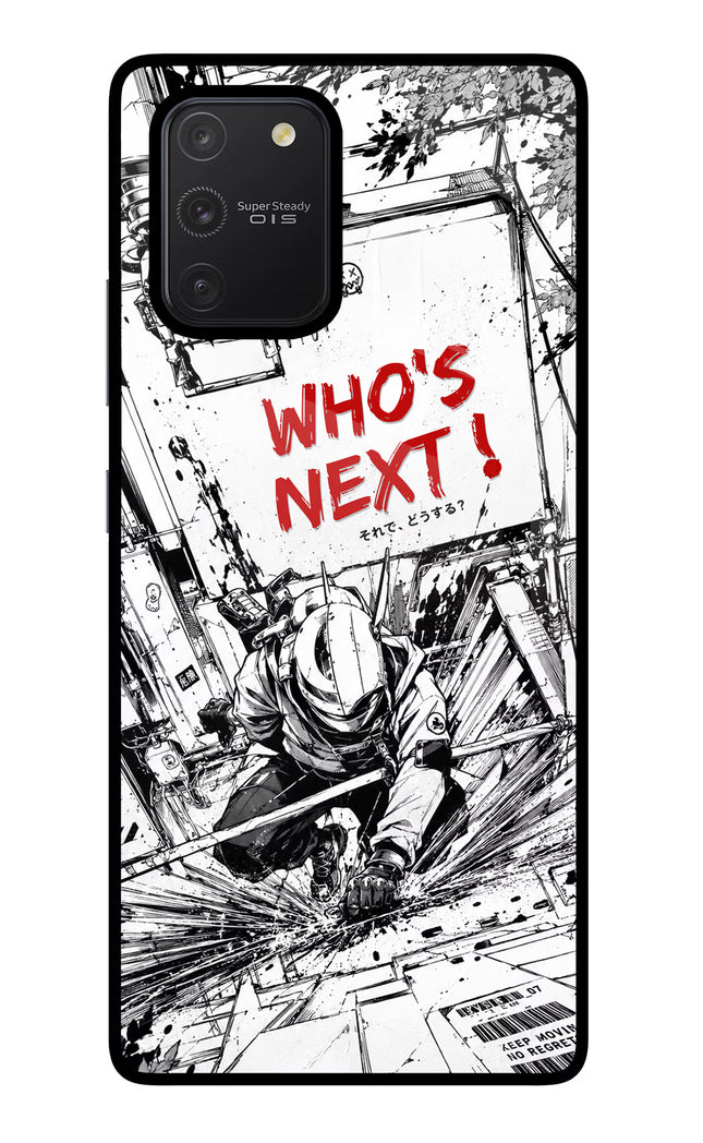 Who's Next Samsung S10 Lite Glass Case
