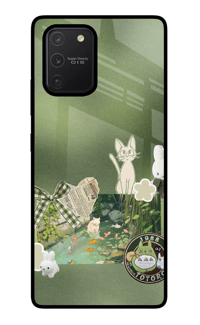 Aesthetic anime Samsung S10 Lite Glass Case