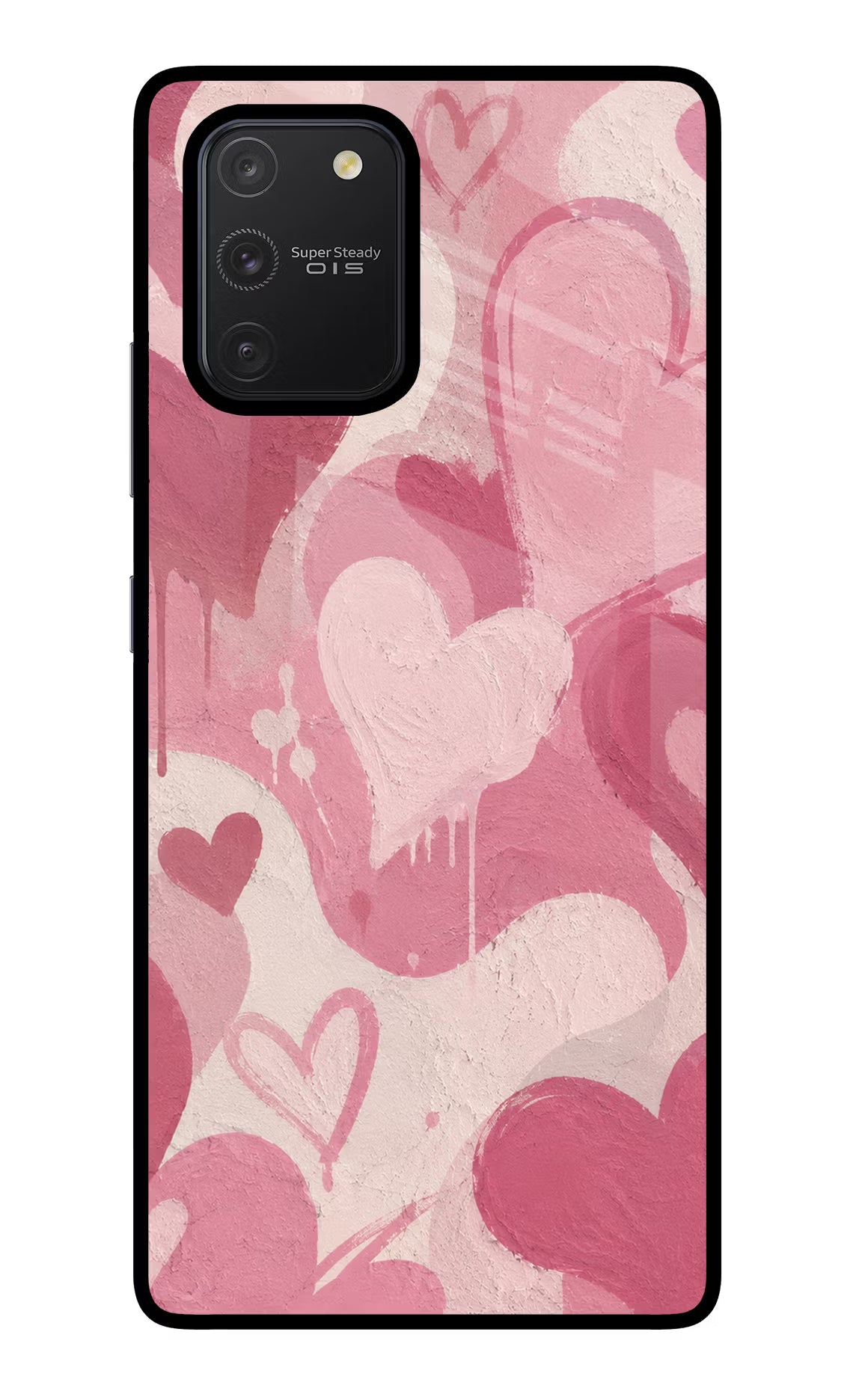 Hearty case Samsung S10 Lite Glass Case Back Cover by Casekaro