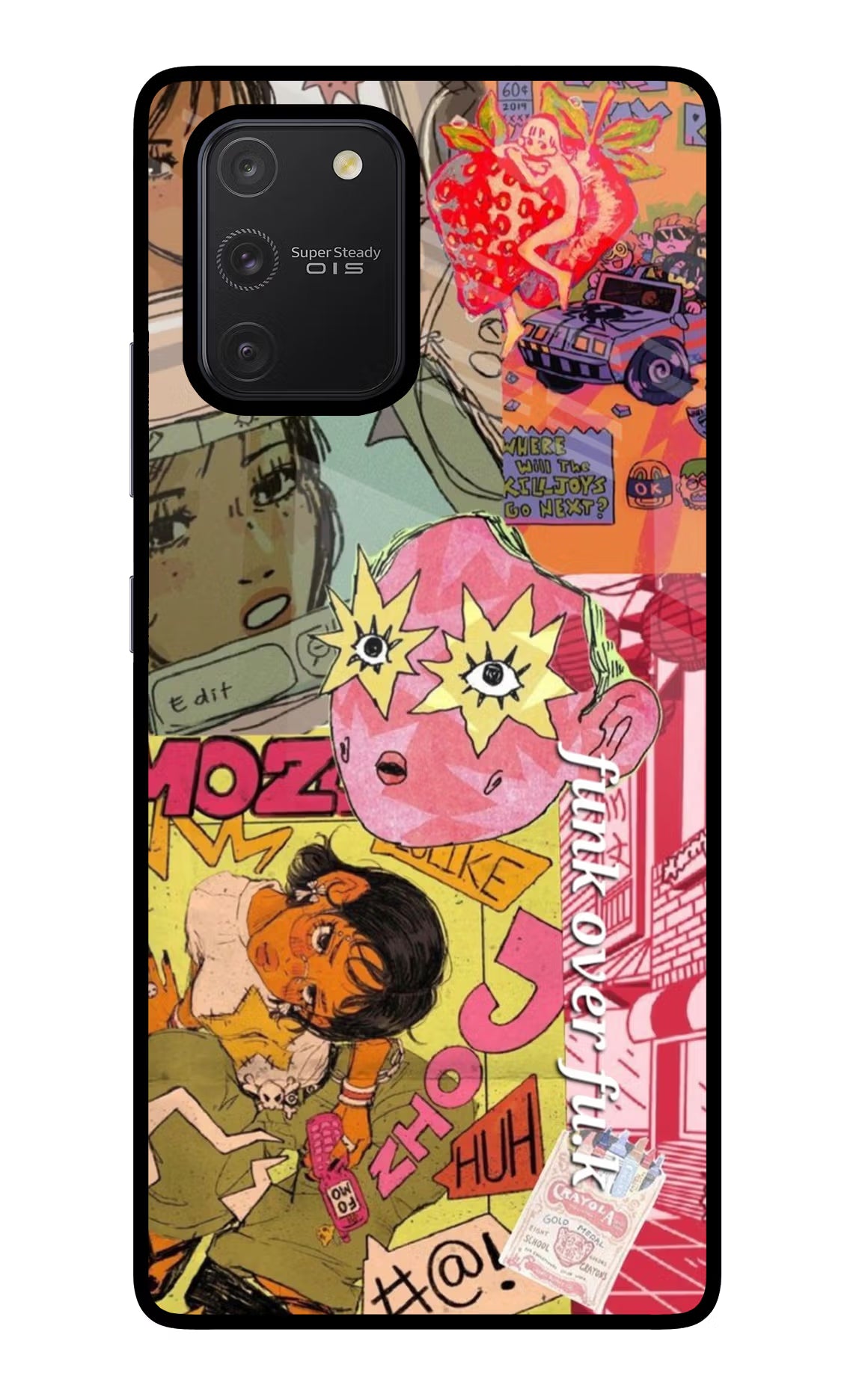 Funkover Samsung S10 Lite Glass Case Back Cover by Casekaro