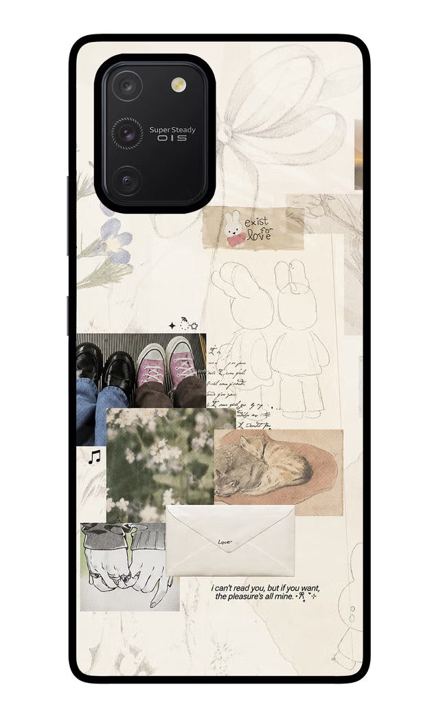 Soft Aesthetic Samsung S10 Lite Glass Case