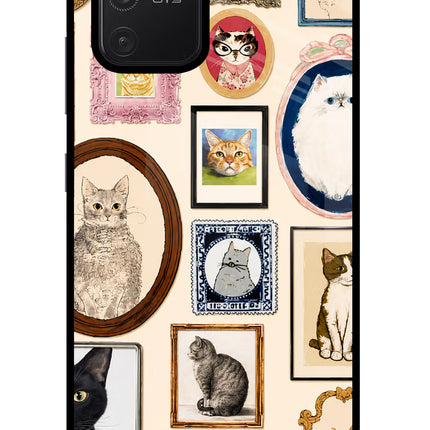 Mirror Cats Samsung S10 Lite Glass Case