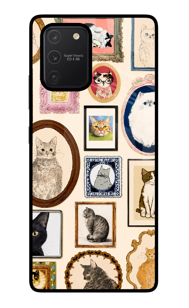 Mirror Cats Samsung S10 Lite Glass Case