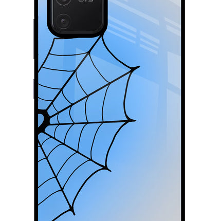 Blue Web Samsung S10 Lite Glass Case