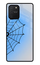 Blue Web Samsung S10 Lite Glass Case