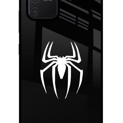 Miles Symbol Samsung S10 Lite Glass Case Back Cover by Casekaro