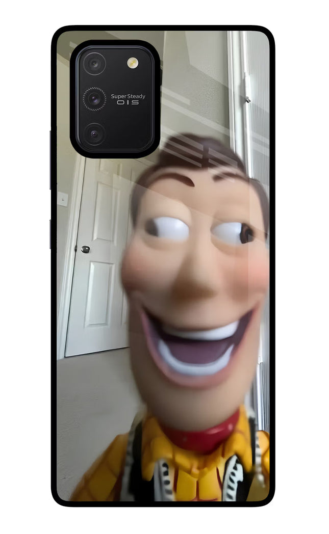 Side Eye Woody Samsung S10 Lite Glass Case