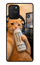 Gamer Cat Energy Samsung S10 Lite Glass Case