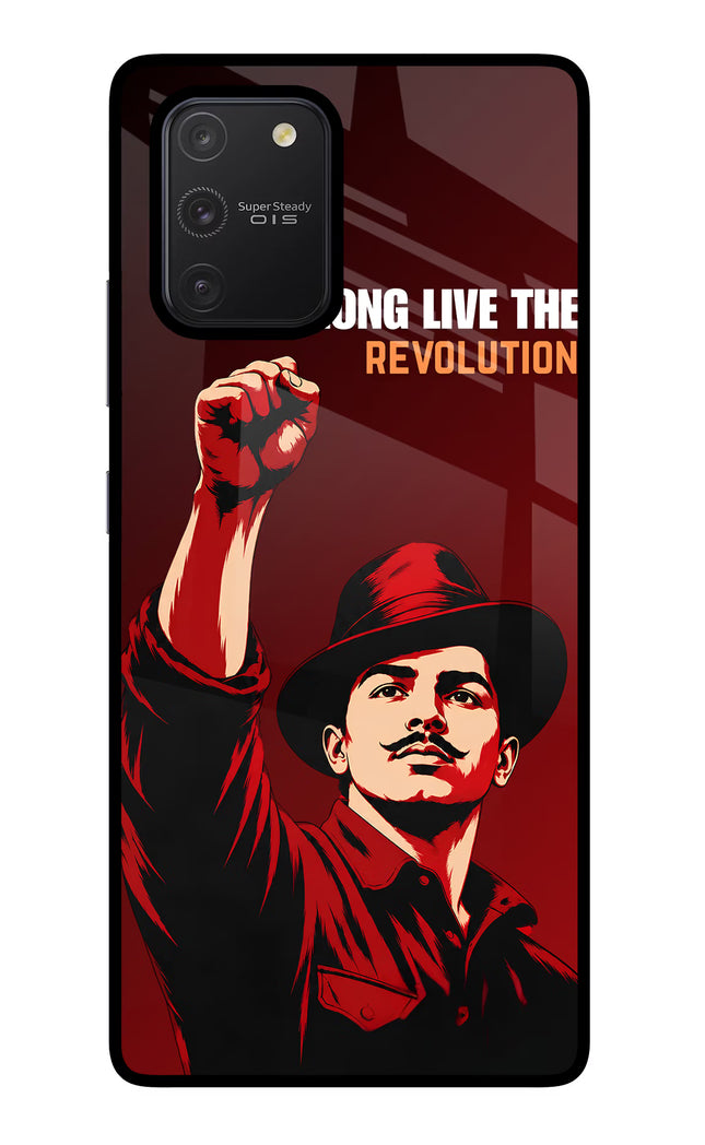 Bhagat Singh Revolution Samsung S10 Lite Glass Case