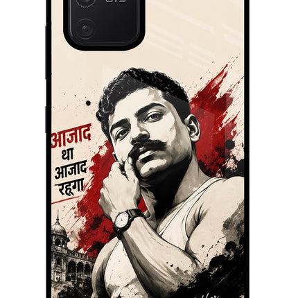 Chandrashekhar Azad Fearless Samsung S10 Lite Glass Case