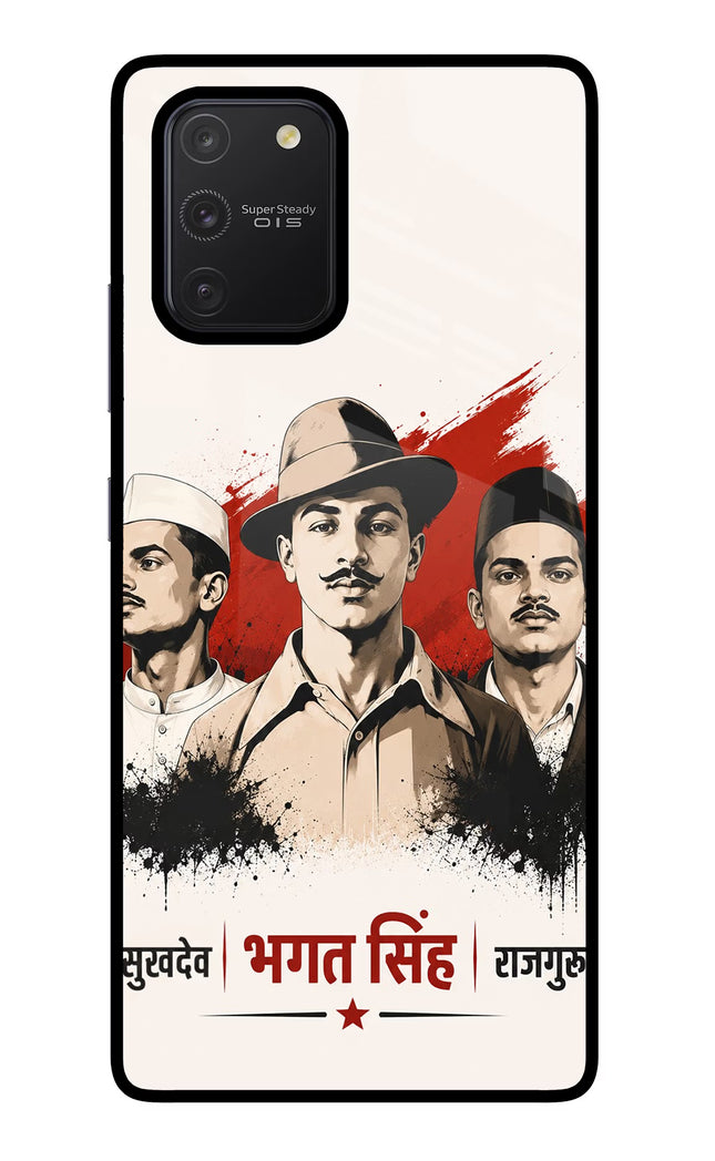 Bhagat Singh Trio Samsung S10 Lite Glass Case