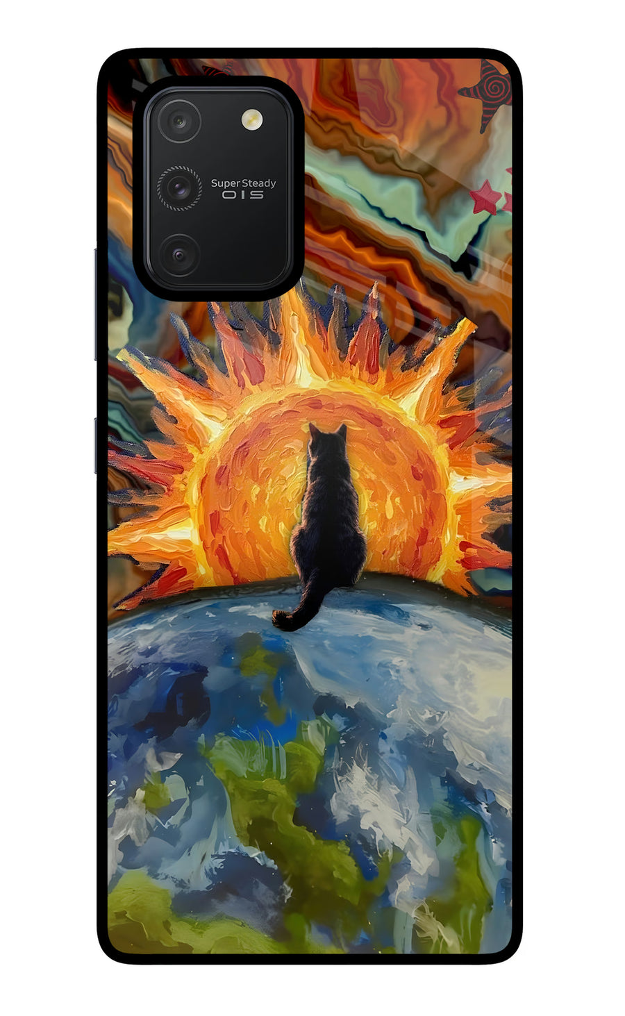 Sunrise Beyond Samsung S10 Lite Back Cover, Glass case