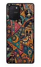 Folk Print Samsung S10 Lite Glass Case