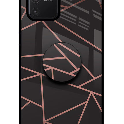 Geometric Pattern Samsung S10 Lite Pop Case by Casekaro