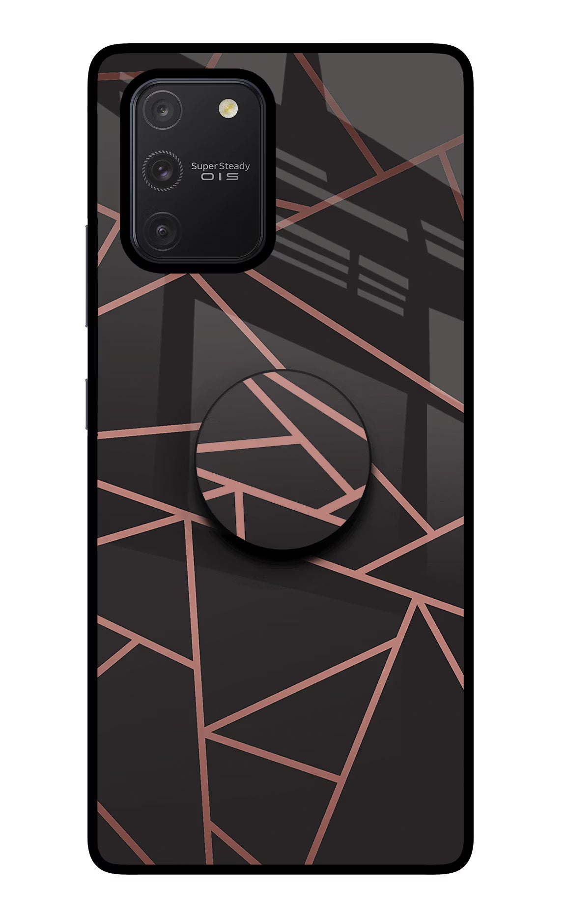 Geometric Pattern Samsung S10 Lite Pop Case by Casekaro