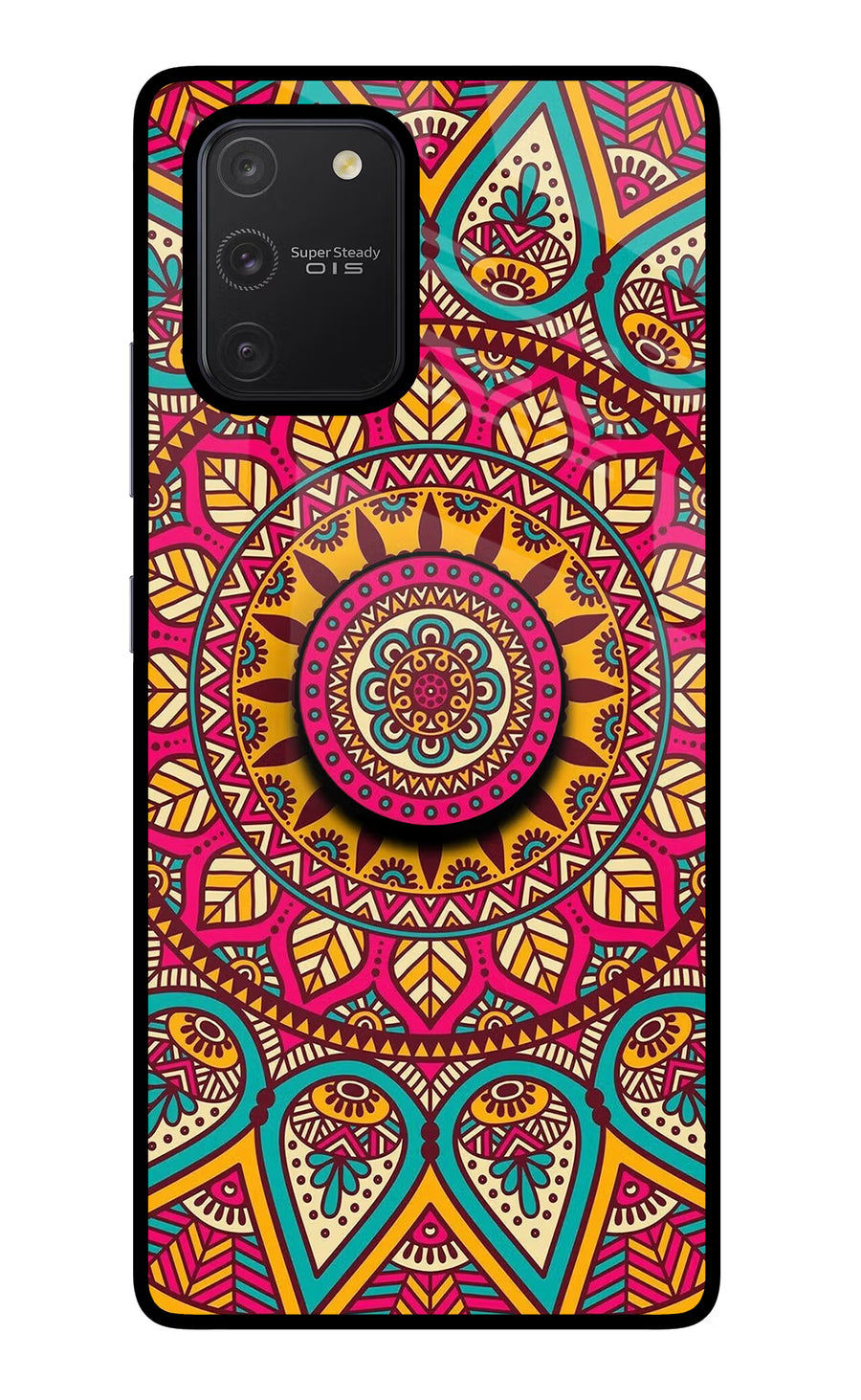 Mandala Samsung S10 Lite Pop Case, Glass case