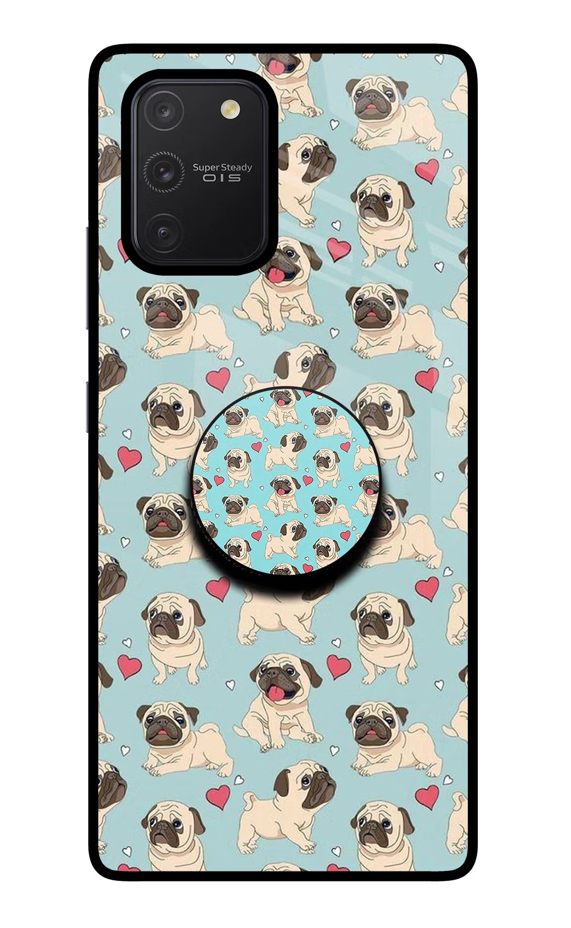 Pug Dog Samsung S10 Lite Pop Case by Casekaro