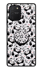 Cute Panda Samsung S10 Lite Pop Case by Casekaro