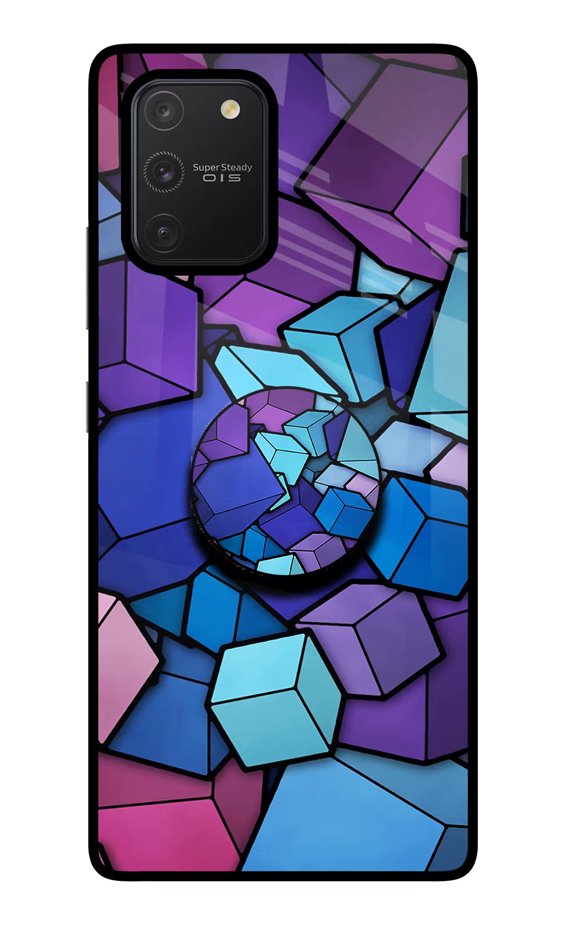 Cubic Abstract Samsung S10 Lite Pop Case by Casekaro