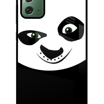 Panda Samsung Note 20 Glass Case Back Cover by Casekaro